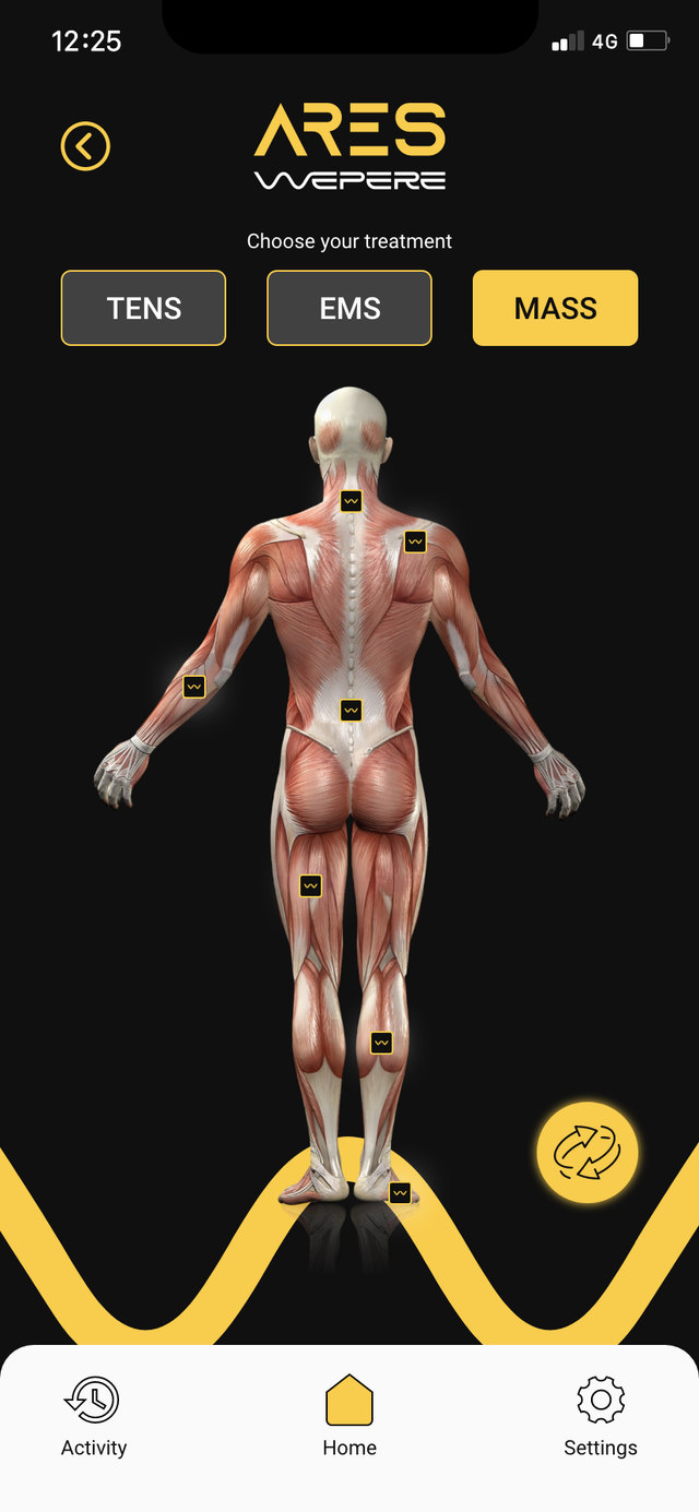 Choose area · back