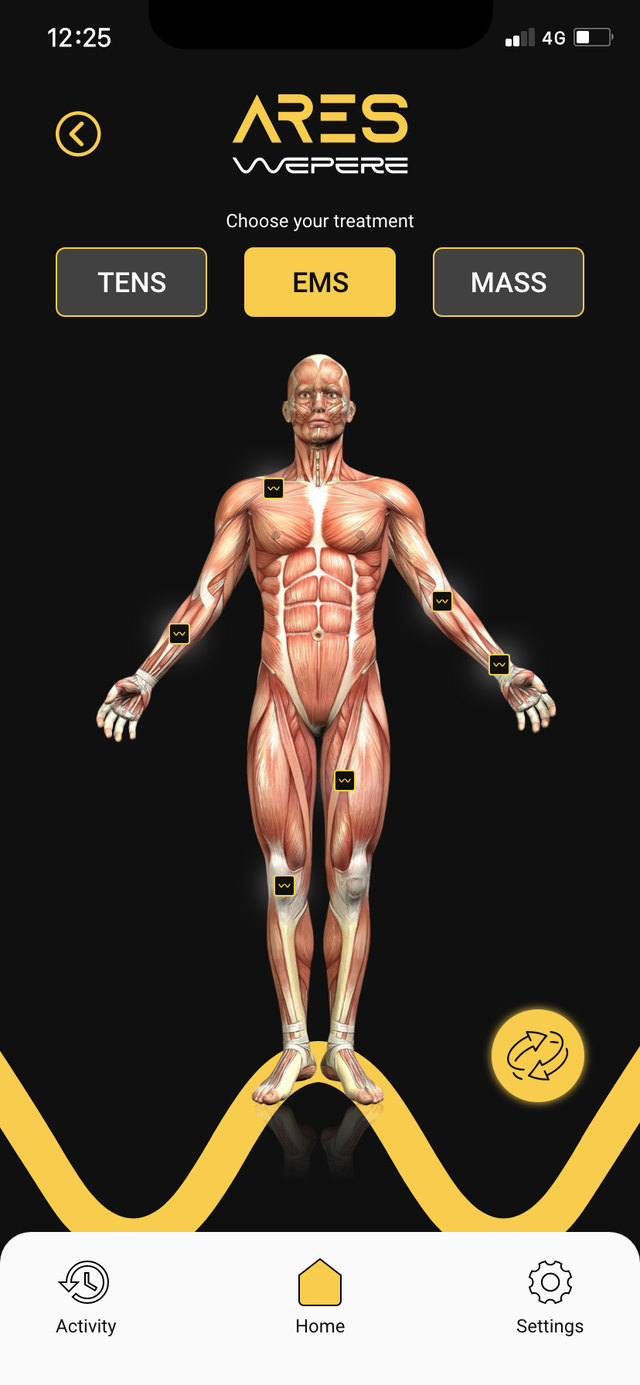 Choose treatment · front