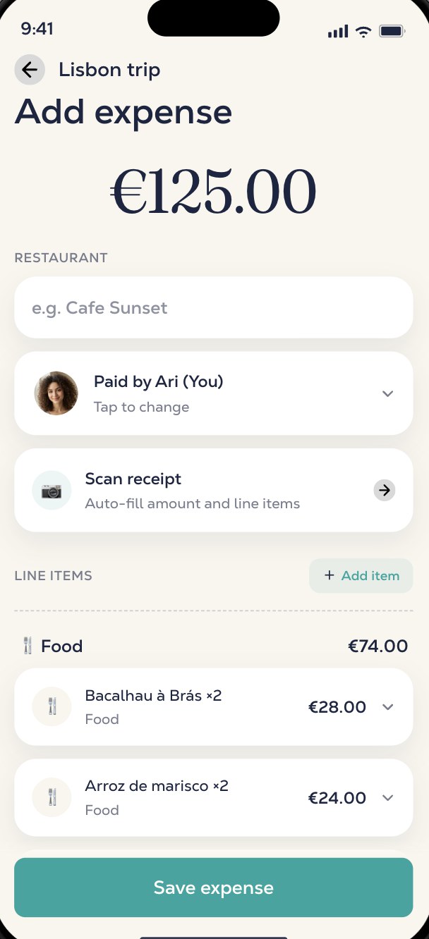 Add expense