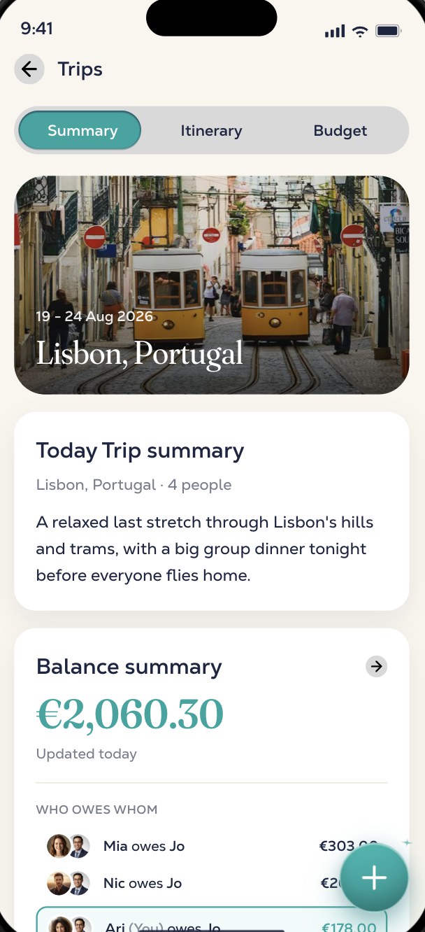 Trip summary